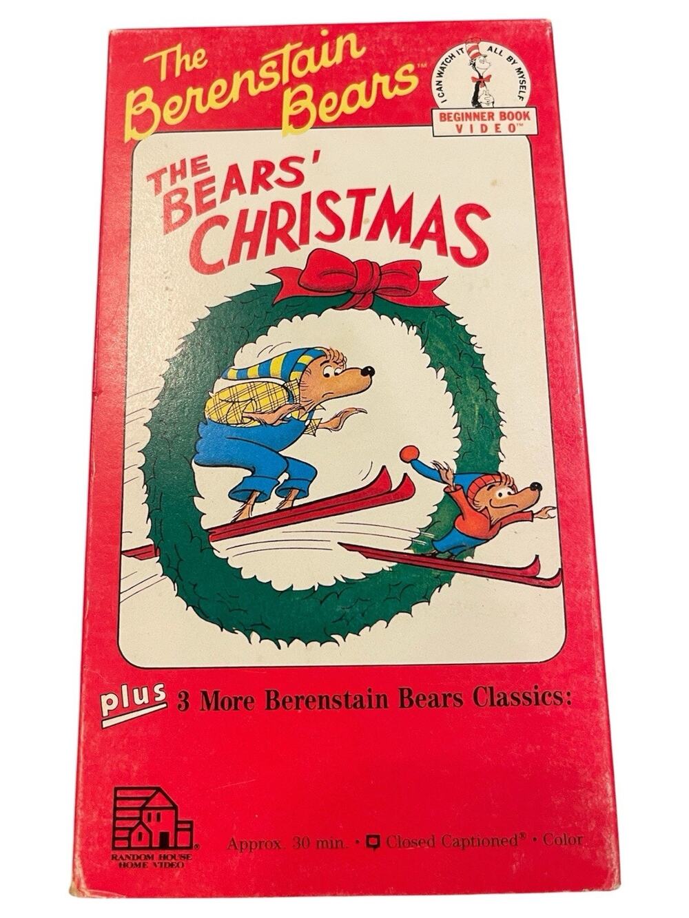 The Berenstain Bears The Bears’ Christmas VHS + 3 More Beginner Book Video